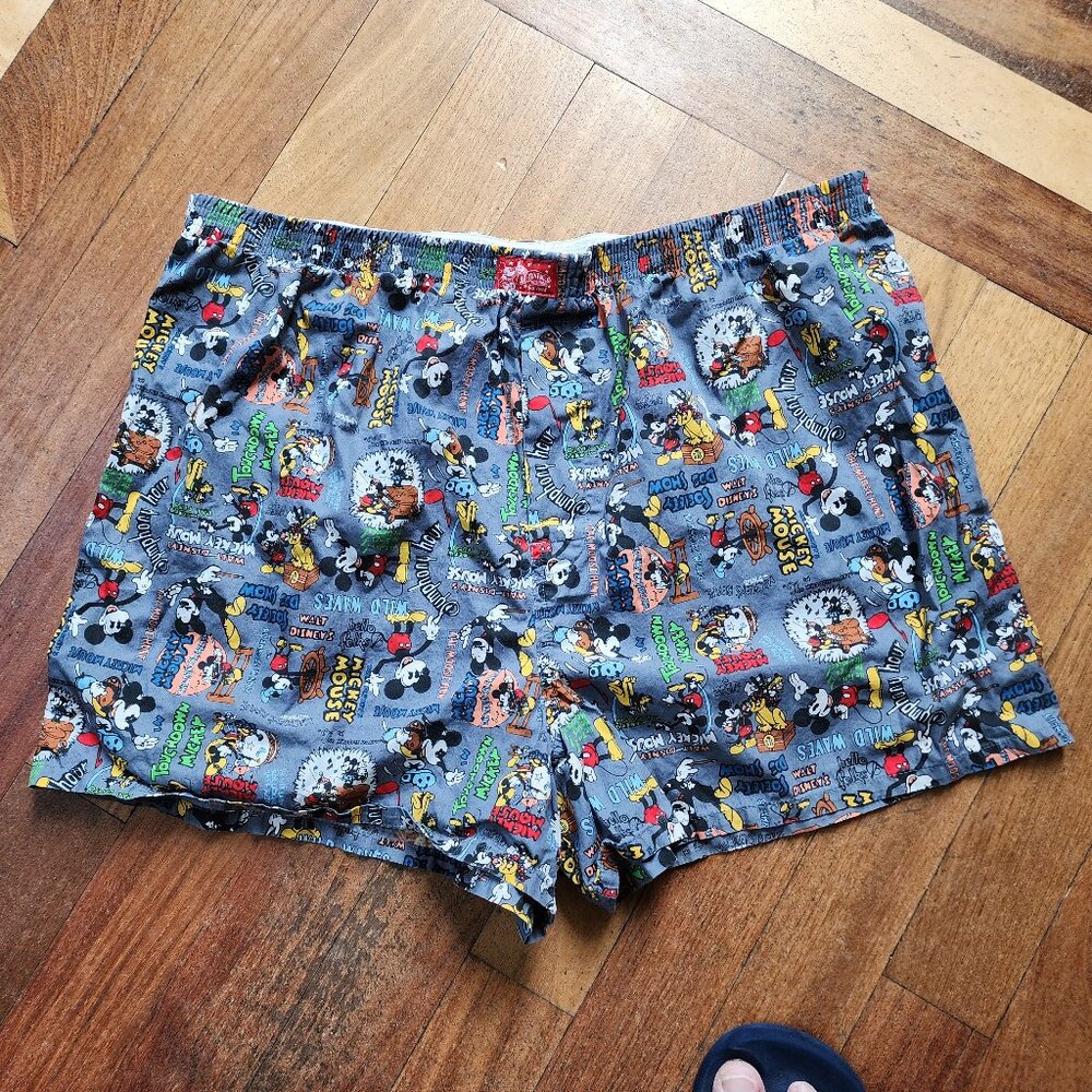 NWOT Disney Mickey Mouse Boxer Shorts Size XL